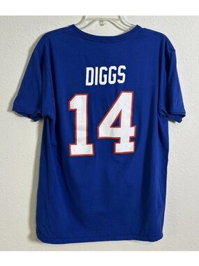 Buffalo Bills Stefon Diggs #14 Fanatics Jersey T-Shirt Men’s Size Large NFL AFC